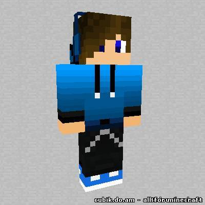Скин Blue Guy для Minecraft