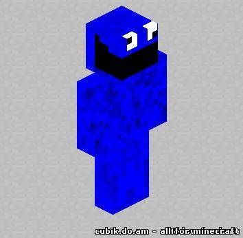 Скин Cookie Monster для Minecraft
